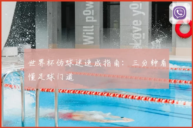 世界杯伪球迷速成指南：三分钟看懂足球门道