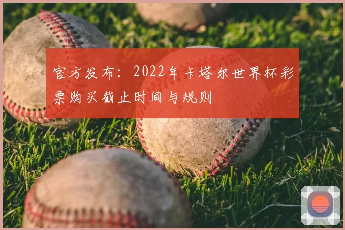 官方发布:2022年卡塔尔世界杯彩票购买截止时间与规则